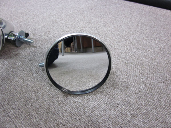 フェンダーミラー　アルミポリッシュ