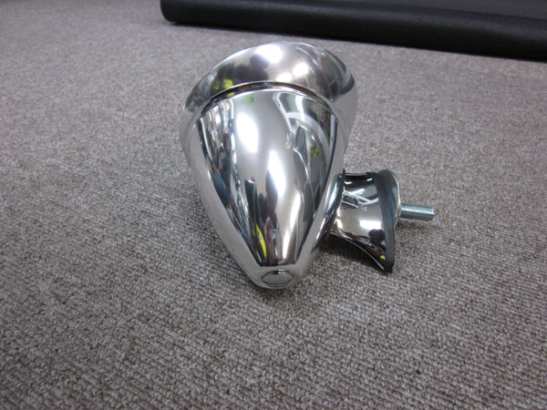 フェンダーミラー　アルミポリッシュ